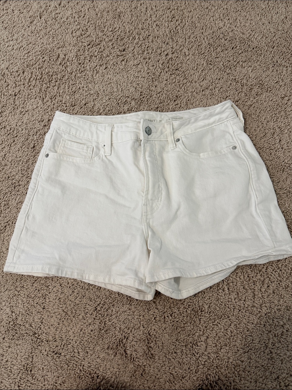 Old Navy high rise OG straight jeans shorts